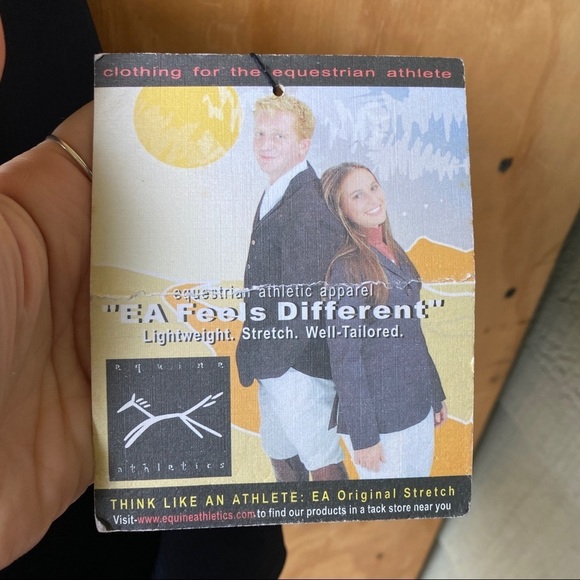 Equine Athletics Navy Stretch Athletic Horse Riding Blazer - Picture 6 of 11